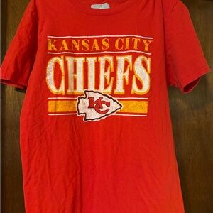 NFL Red Kansas City Chiefs Short Sleeve Tee